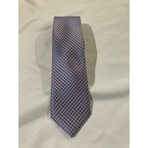 John Sparks Men's Vintage 100% Polyester Tie, Hand Made, Purple/Gray, One Size
